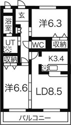 グランシャリオの物件間取画像